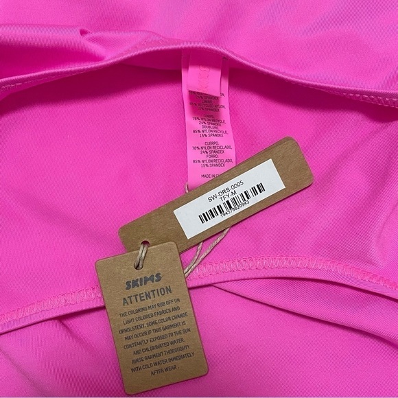 Skims SWIM TANK DRESS in TAFFY Pink size M (SW DRS 0005) LIMITED EDITION NWT - Picture 8 of 10